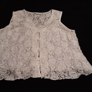 Lace vest
